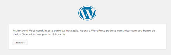 Wordpress Instalado