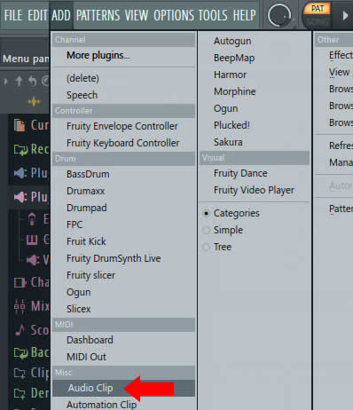 Adicionando Músicas no FL Studio