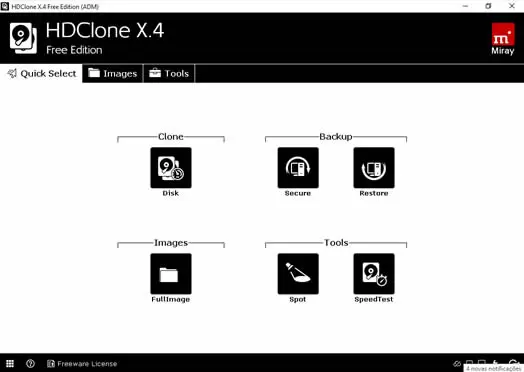 HDClone X.4 Free Edition