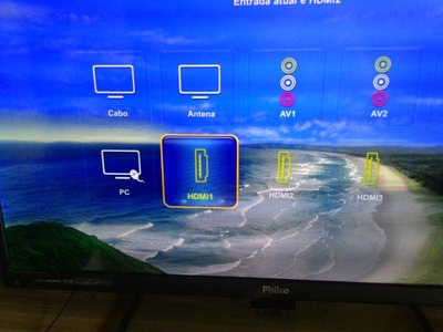 Selecione a HDMI Correspondente 